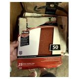 9x$ assortment of sorted grit sandpaper