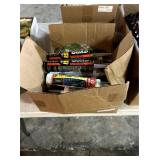 assortment of caulk