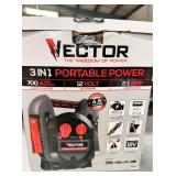 Vector3 in 1 portable power jump box 700 amp 12v 2