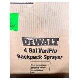 DeWalt 4 gal backpack sprayer