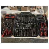 crescent socket set, wrench, but, screwdriver,