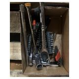 4 Gearwrench ratchets, torq bits, hex bits, allen