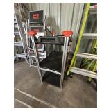 Crescent Site runner 3-shelf folding jobsite cart