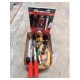 misc. tools incl. 2 22' Pee-Vee's qual-craft