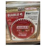 10x$ Diablo 7 1/4' trex blades