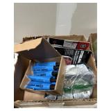 3 Steelman pocket screwdrivers & safety glasses,