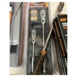 2x$ Gearwrench 2 pc. locking flex ratchet strap &