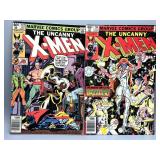 Two 1980 X-Men #130, 132 40c Marvel Comics