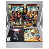 Four The Eternals Marvel Comics starting at 1977: