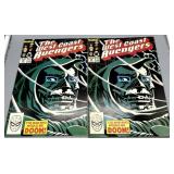 Two 1988 The West Coast Avengers 75-cent Marvel Co