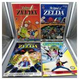 Four Nintendo The Legend of Zelda Comics #1-4 Vali