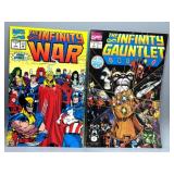 Two #1 first-issued Marvel Comics: The Infinity Ga