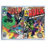 Two The Incredible Hulk Marvel Comics 30c #214 & #