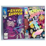 Two The Silver Surfer Marvel Comics #75 & #1 in a