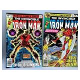 Two Iron Man 35c/40c Marvel Comics #119, 122