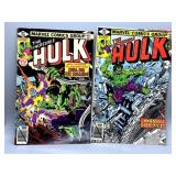 Two Incredible Hulk 40c Marvel Comics #236-237