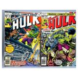 Two Incredible Hulk 30c Marvel Comics #208-209