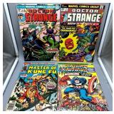 Four 25c/30c Marvel Comics: Doctor Strange #3, 9;