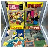 Four Gold Key Comics: Flipper #1, Tom and Jerry #2