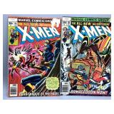 Two 1977 X-Men #106, 108 Marvel Comics