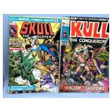 1971 15c Kull The Conqueror #2 & 1975 25c Skull Th
