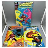 Three 1980s Daredevil Marvel Comics #178, 183, 254