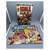 3 1974/77 Kull The Destroyer 25/30cent Marvel Comi