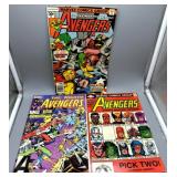 Three The Avengers Marvel Comics #157, 221, 246