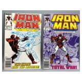 Two 1987 Iron Man Marvel Comics #219 & 225