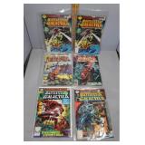 Six Battlestar Galactica 35c-50c Marvel Comic Book