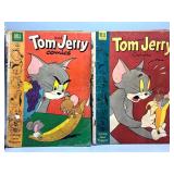 Two 1953 Tom and Jerry 10c Dell Comics #105 & 109