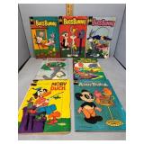 7 Whitman Comics: Moby Duck #13, Andy Panda #4, Wo