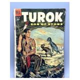 1954 Four Color Vol. 2 10c Dell Comic #596 - Turok