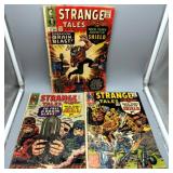 Three 1966 Strange Tales 12c Marvel Comics #141-14