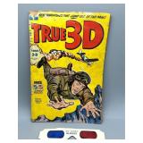 1954 True 3D 25c Harvey Comic #2