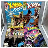 Four X-Men #221-222, 244, 248 Marvel Comics