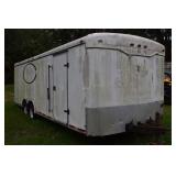 Enclosed 28' 'C' trailer