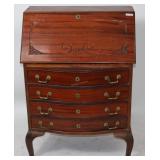 SIGNED R.J. HORNER, NY,  MAHOGANY FALL FRONT