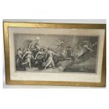 19TH CENTURY FRAMED ENGRAVING - L. AURORA /APOLLO
