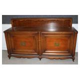 MCM STYLE SERVER, WALNUT, 2 DOORS WITH 2