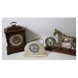 3 ELECTRIC CLOCKS, SETH THOMAS BRACKET STYLE 14