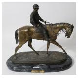 AFTER P.J. MENE, 1810-1879 FRANCE, BRONZE HORSE &
