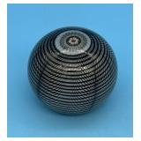 ART GLASS PAPERWEIGHT ORIENT & FLUME STUDIOS BY