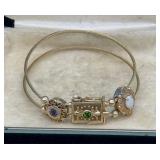 14 KARAT YELLOW GOLD SLIDE BRACELET WITH RICHARD