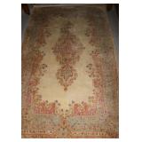 SMALL ROOM SIZE KERMAN AREA RUG, NEEDS CLEANING,