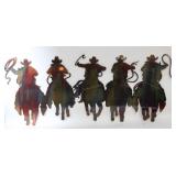 PLASMA CUT STEEL SILHOUETTE OF COMING THROUGH THE