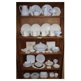 CASE LOT OF 68 PCS. WHITE IRON STONE & PORCELAIN,