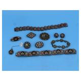 MICRO MOSAIC 10PCS - BRACELETS, PENDANT, PINS,