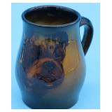 ROOKWOOD STANDARD GLAZE PORTRAIT MUG, SHOWS BULL