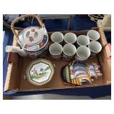 LOT TO INCLUDE ORIENTAL PORCELAIN, 9 PCS. TEA